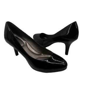 kelly & katie Black Patent Platform Heels Size 8.5 Women’s
